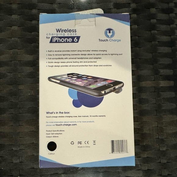 NWT Touch Charge iPhone 6 Wireless Charging Case - Picture 5 of 6